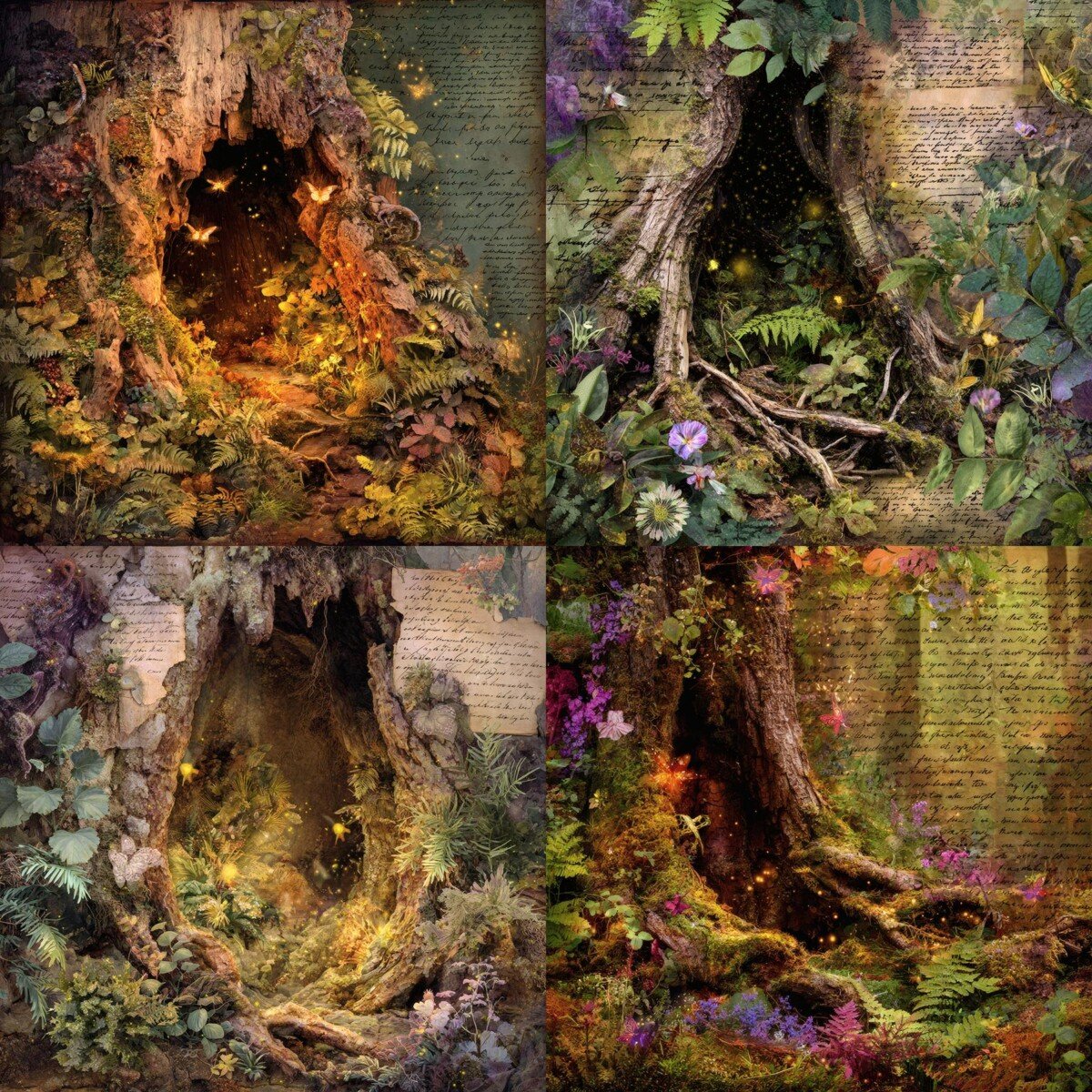 fairy – 56 Fairy Tale Forest Junk Journal Pages