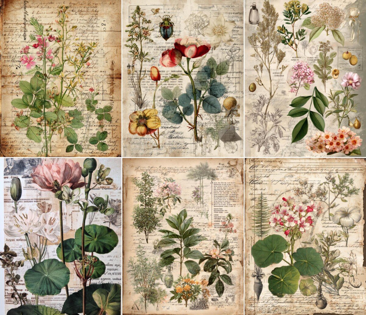 botanical preview 5 – Journal Pages