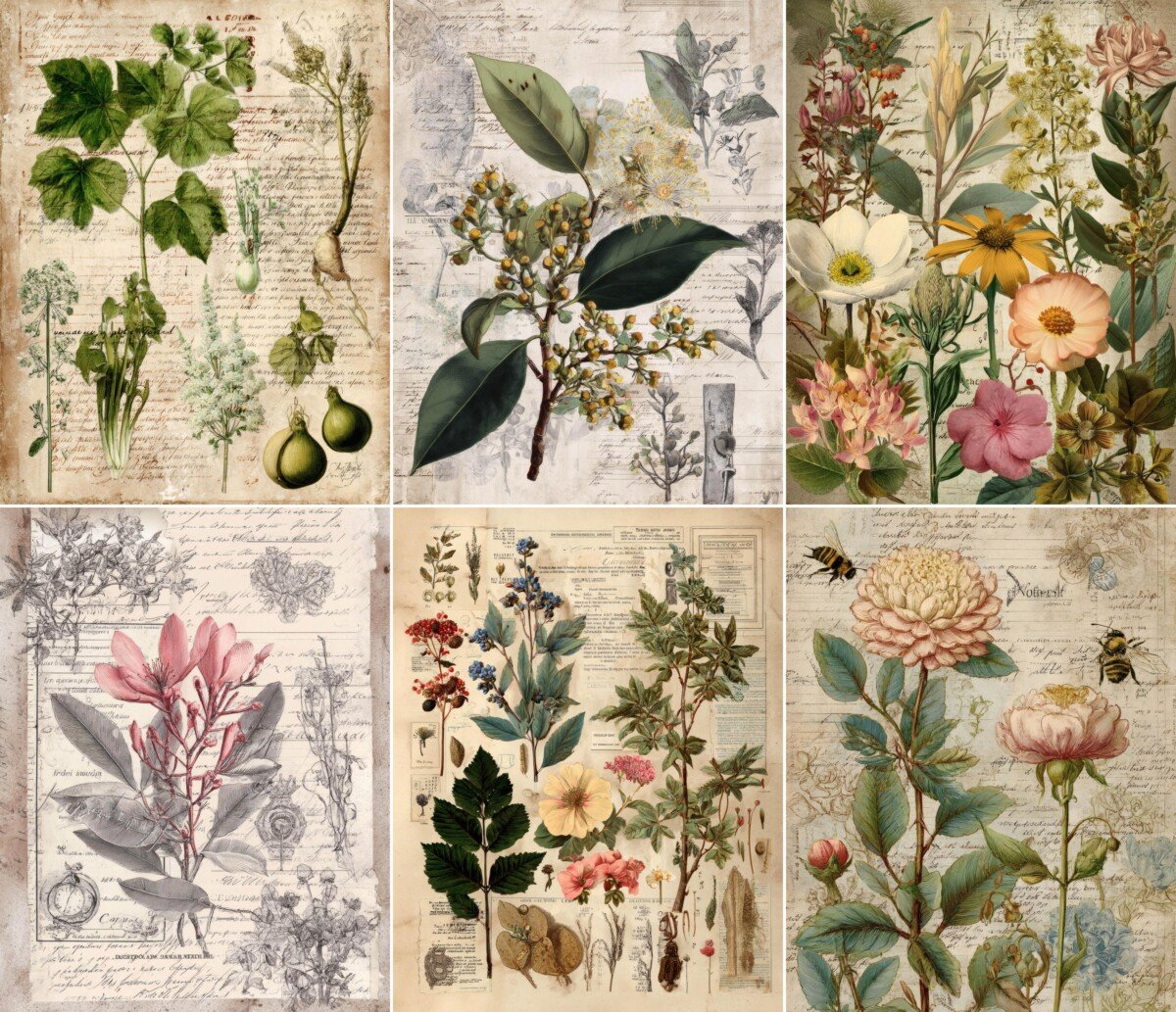 botanical preview 7 – Journal Pages