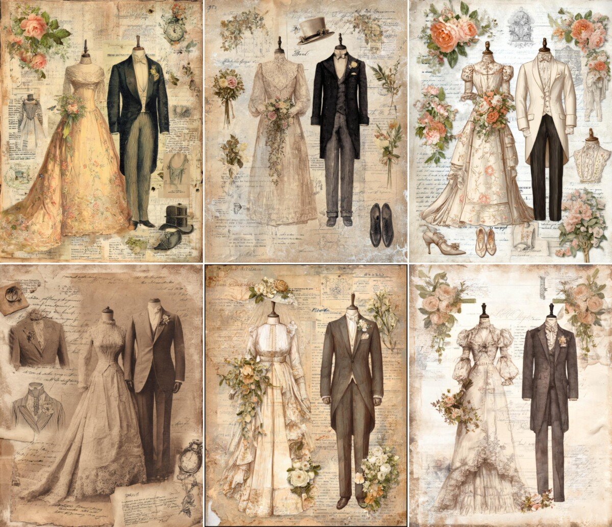 vintage preview 9 – Journal Pages
