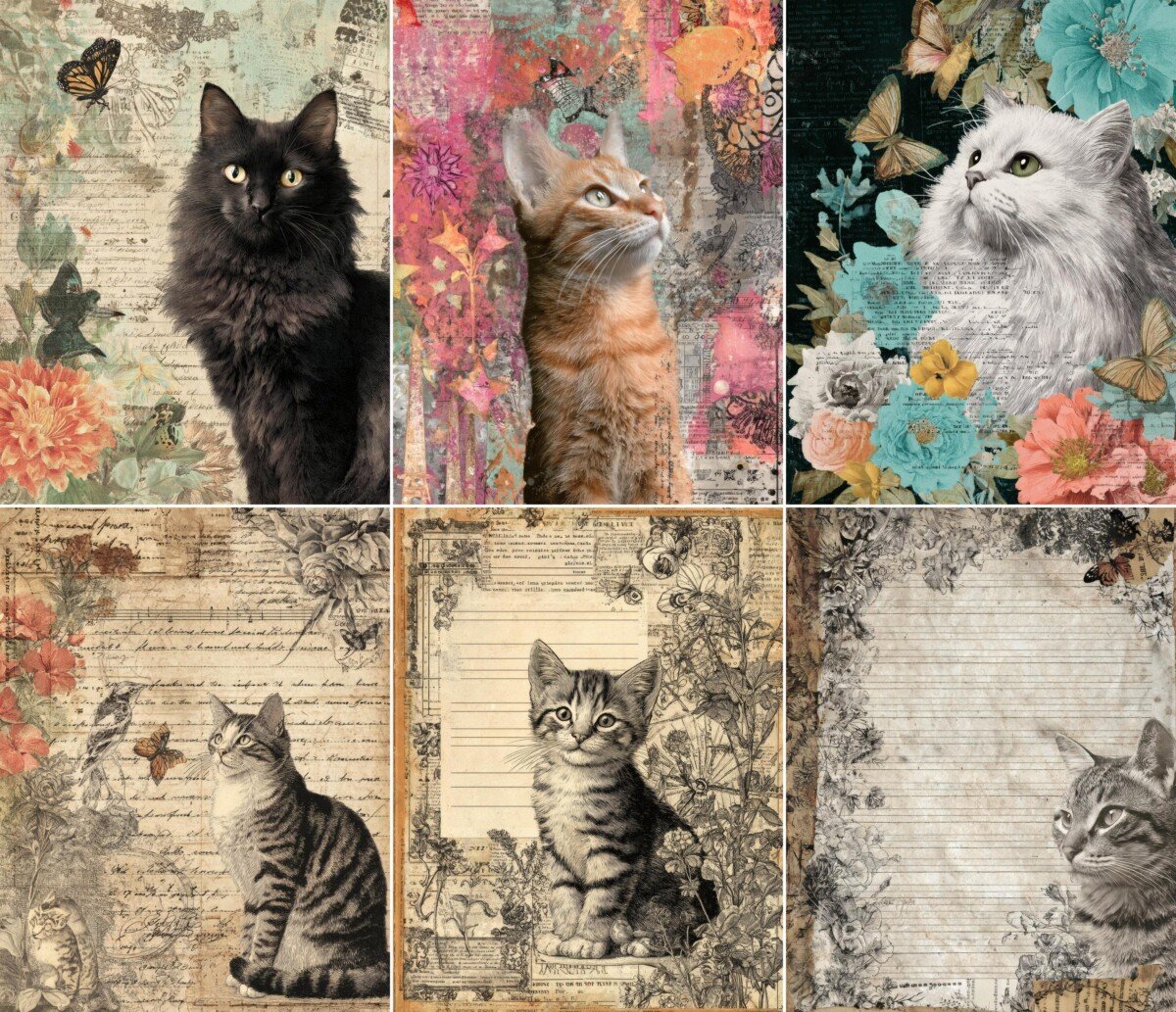 vintage preview 6 – Journal Pages