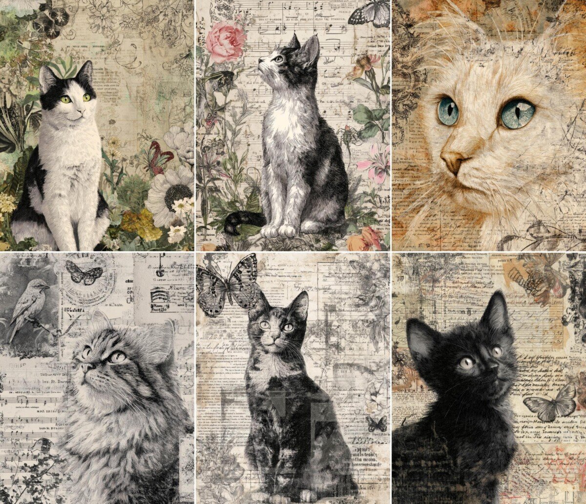 vintage preview 4 – Journal Pages