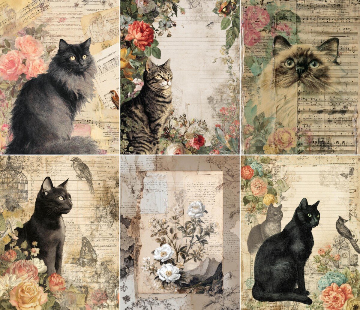 vintage preview 8 – Journal Pages