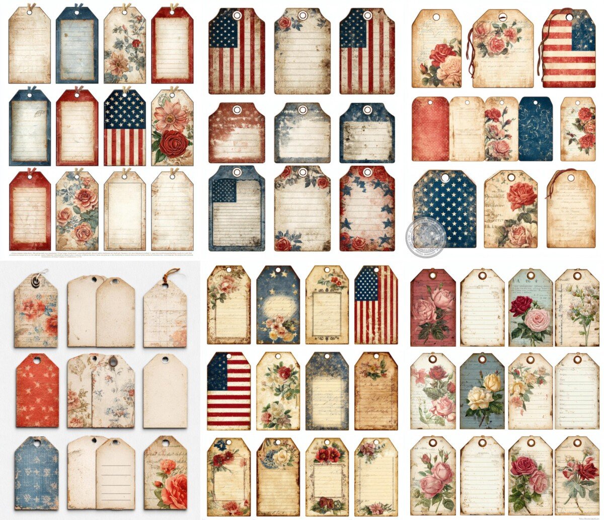 patriotic preview 3 – Fussy Cuts