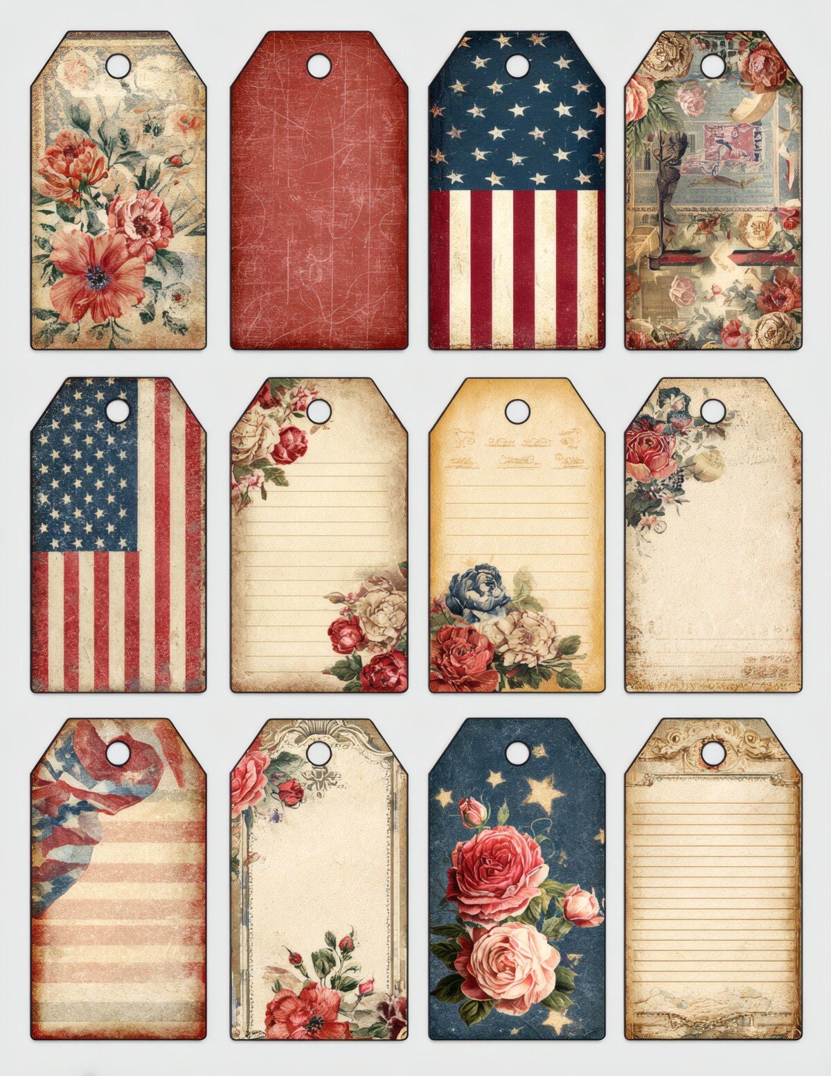 patriotic preview 5 – Fussy Cuts