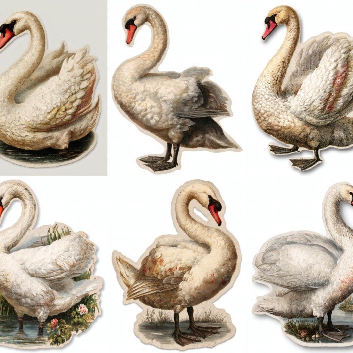 swan preview 2 – Fussy Cuts