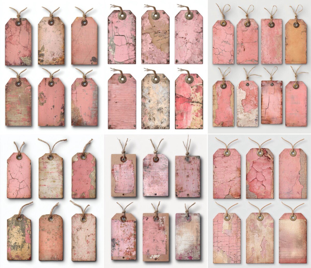 distressed preview 3 – Labels & Tags