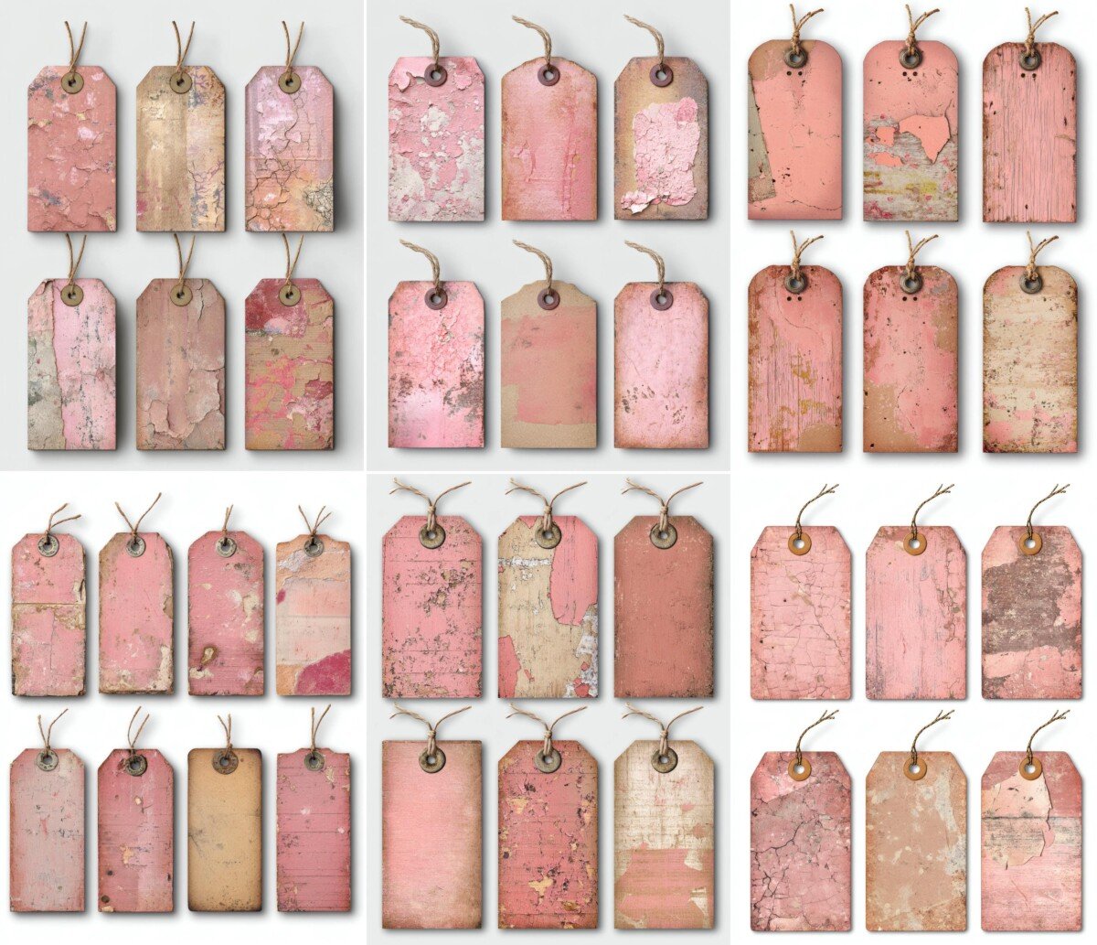distressed preview 4 – Labels & Tags