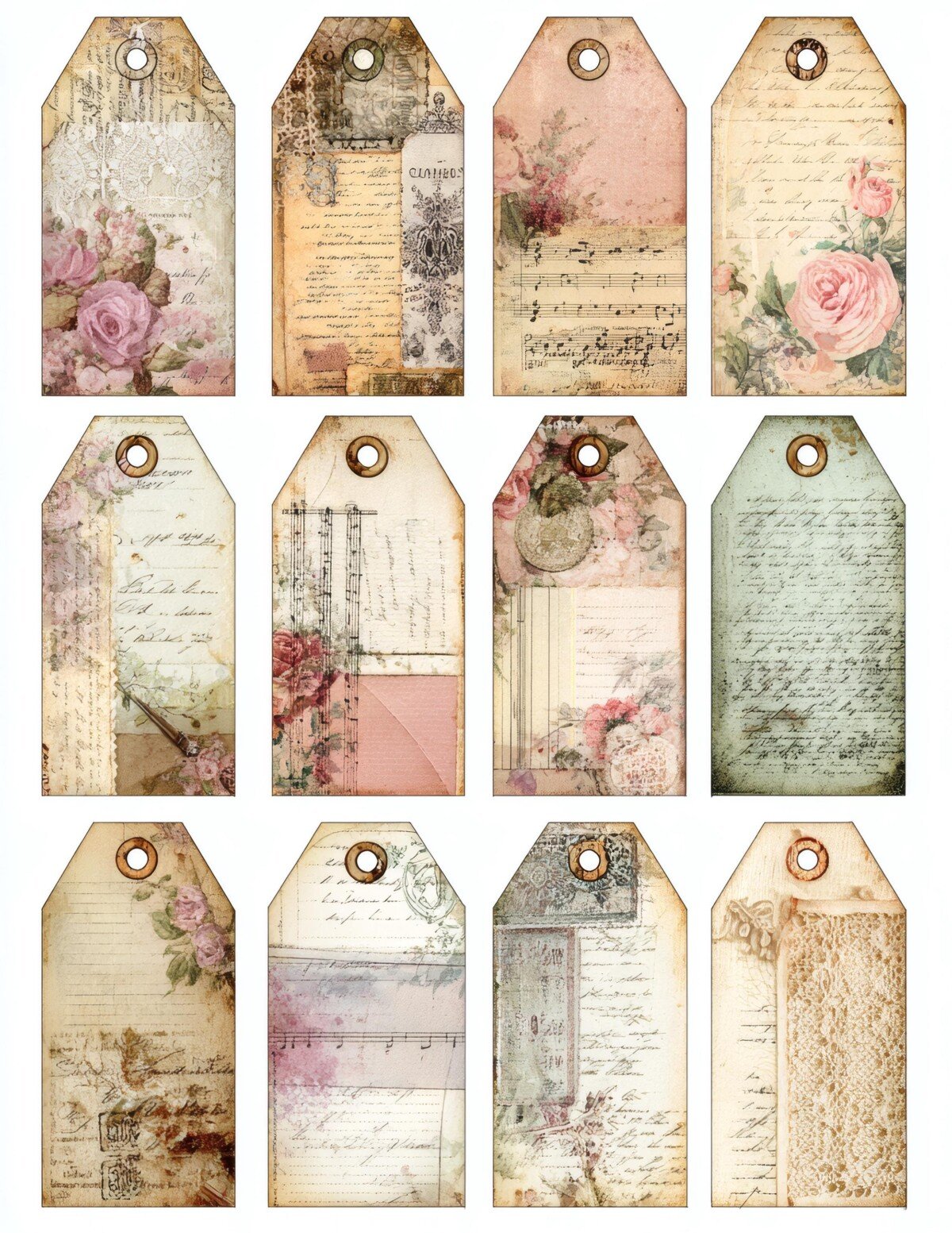 vintage preview 6 – Fussy Cuts