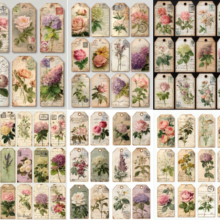 vintage preview 2 – Labels & Tags