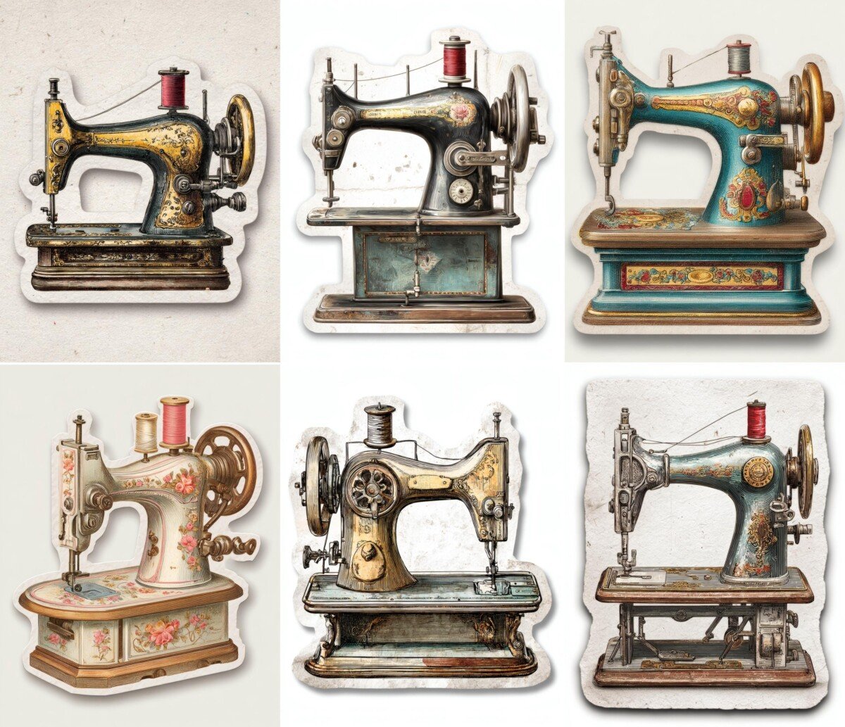 vintage preview 4 – Fussy Cuts