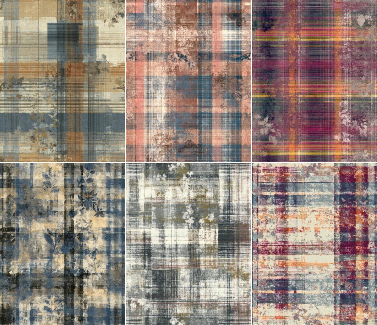 grunge – 52 Grunge Plaid Junk Journal Pages