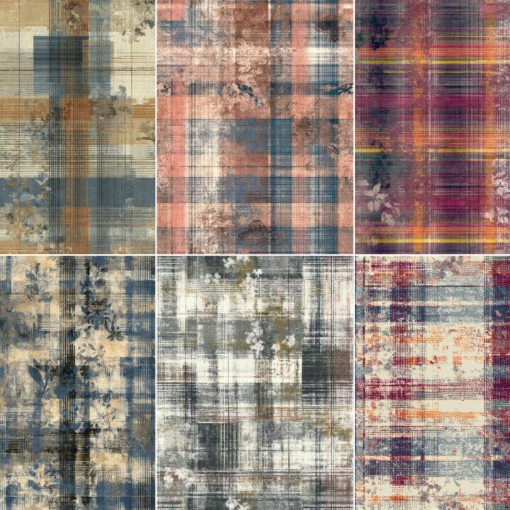 grunge – 52 Grunge Plaid Junk Journal Pages