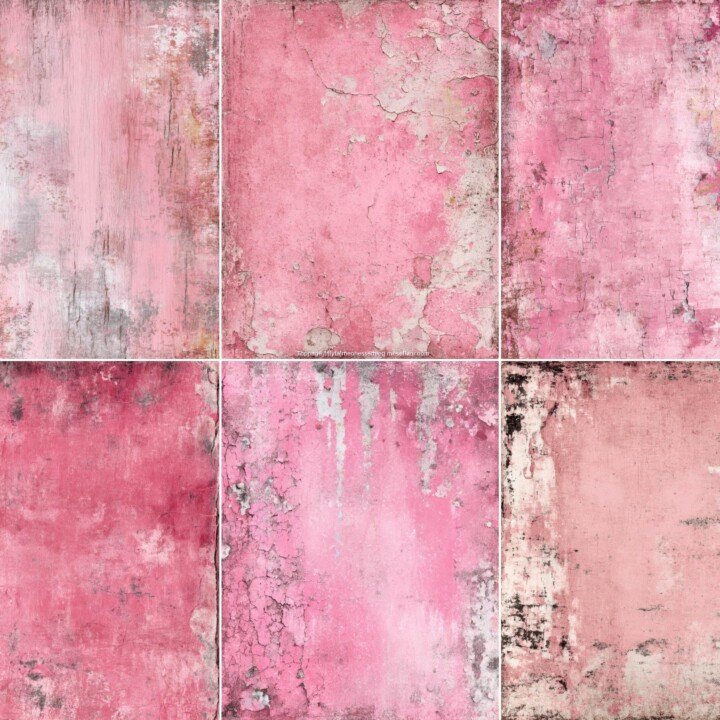 pink – 52 Pink Distressed Texture Journal Pages