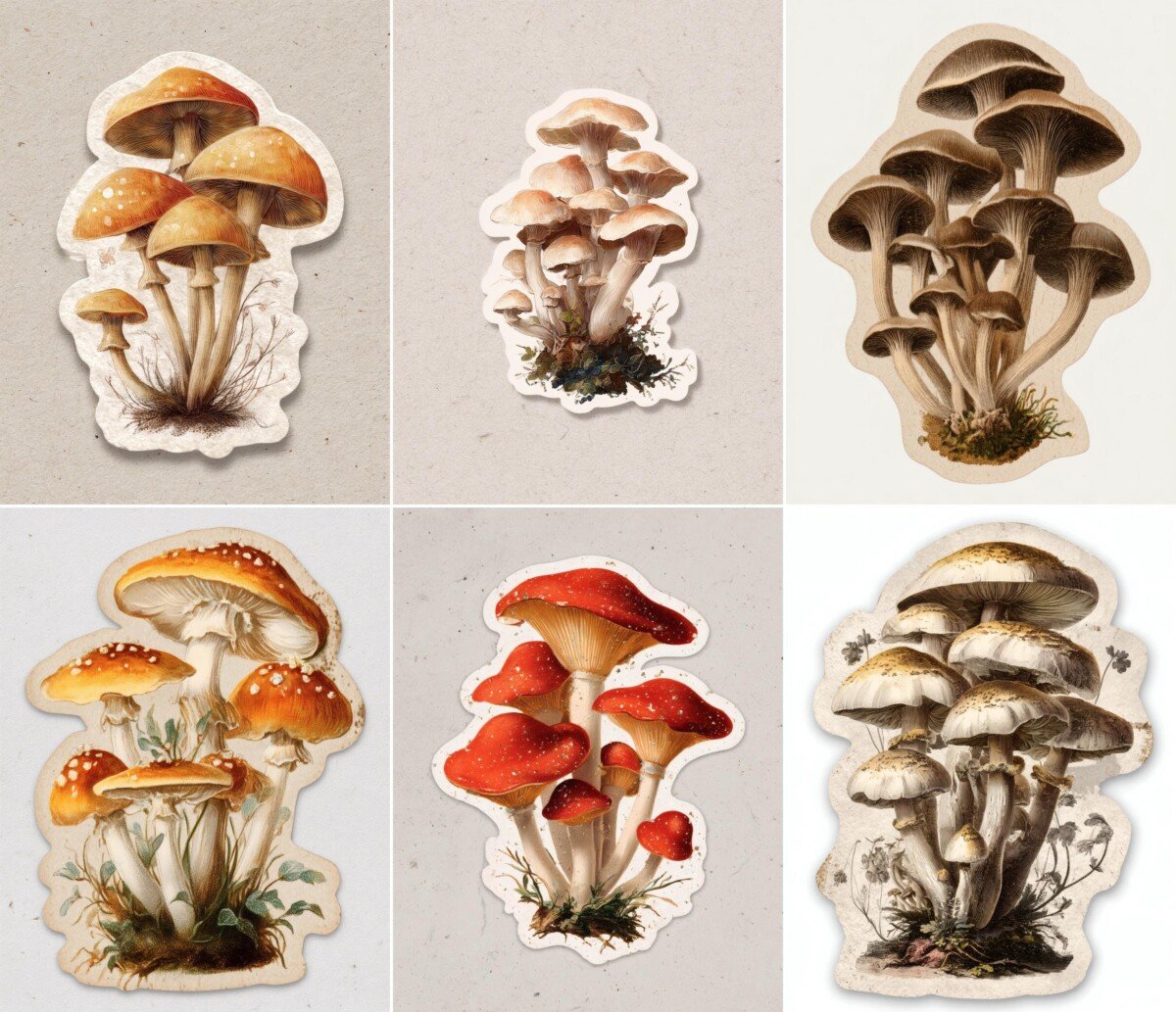 mushroom preview 3 – Fussy Cuts