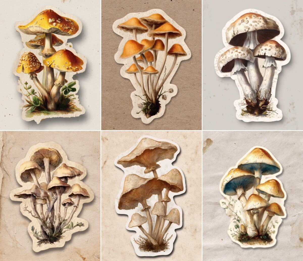 mushroom preview 4 – Fussy Cuts