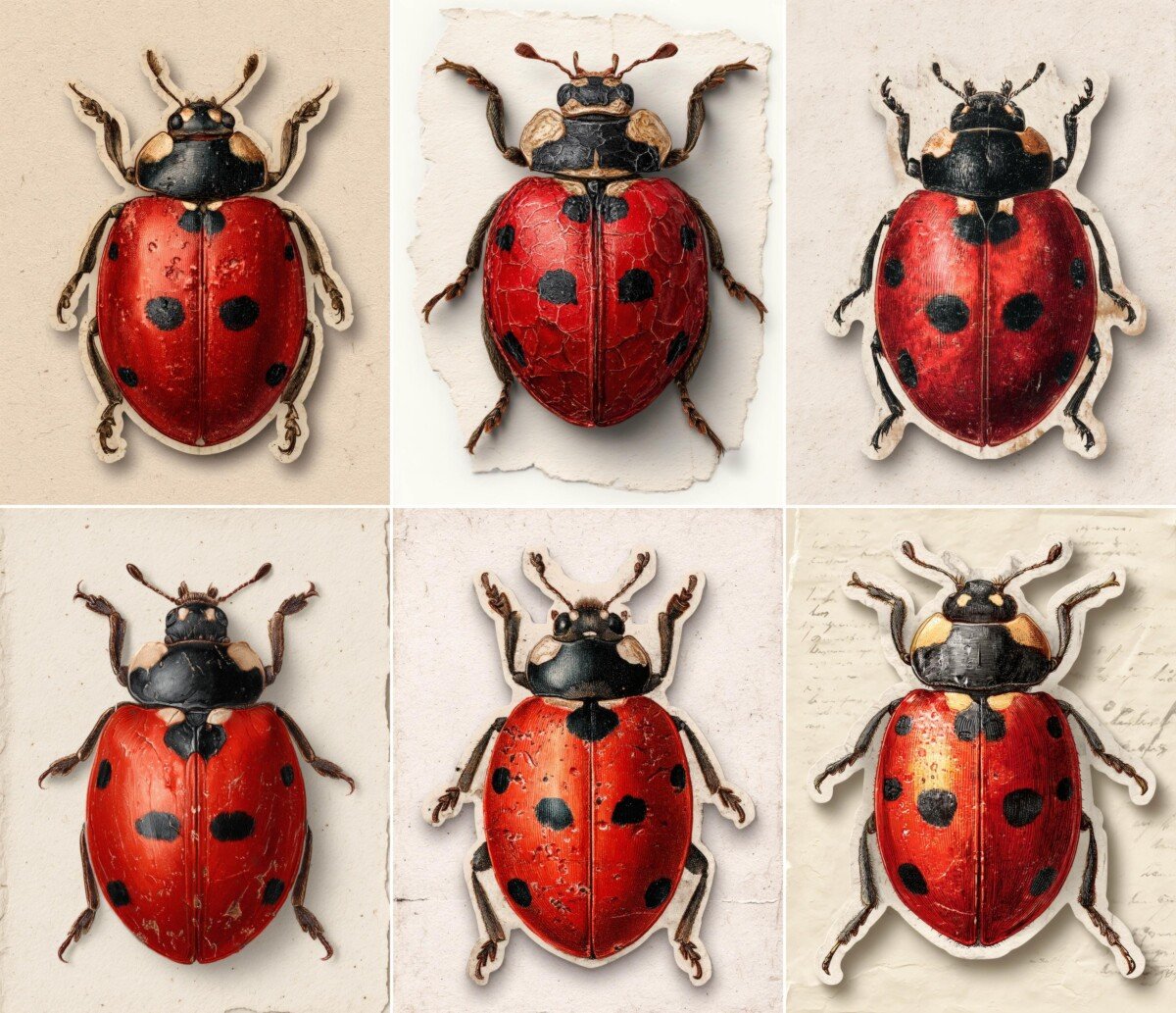 ladybug preview 2 – Fussy Cuts