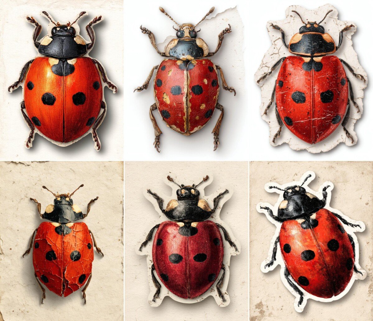 ladybug preview 3 – Fussy Cuts