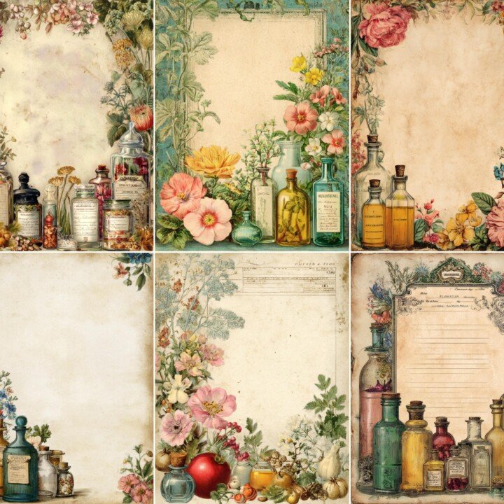 apothecary – 56 Apothecary Labels Ephemera