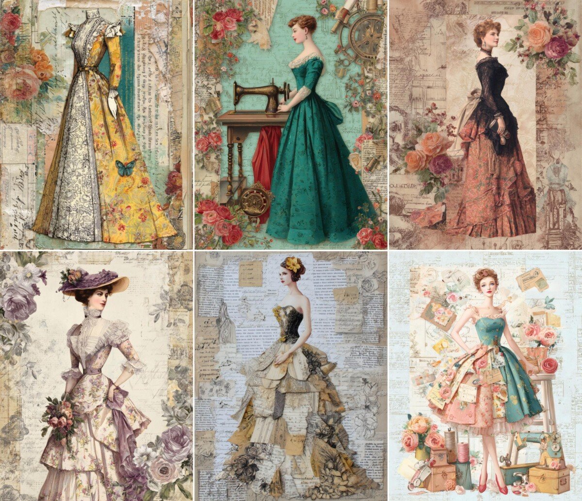 sewing – 54 Sewing Journal Pages