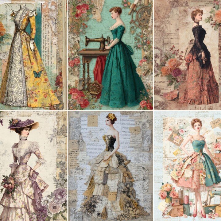 sewing – 54 Sewing Journal Pages