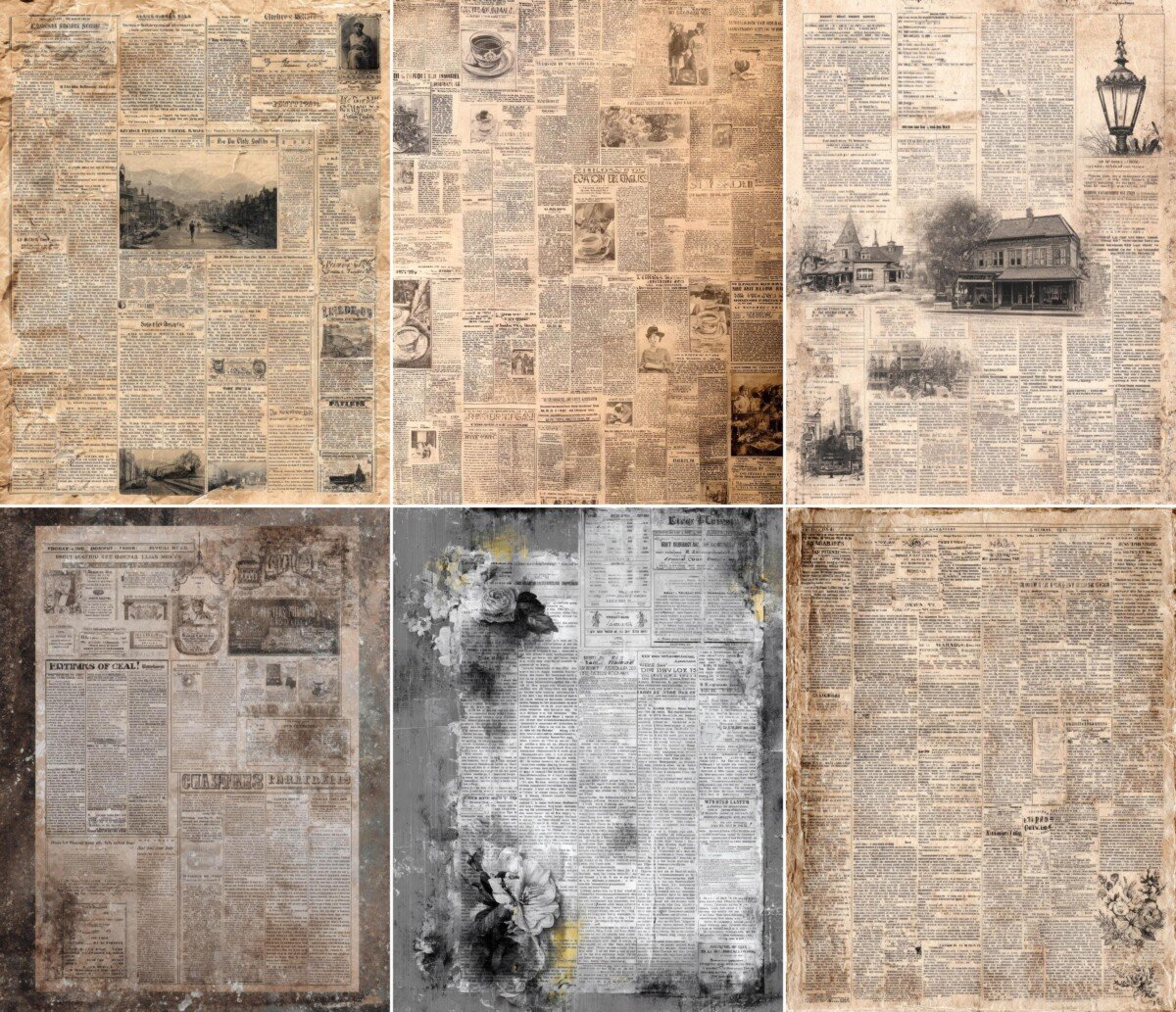 vintage preview 2 – Journal Pages