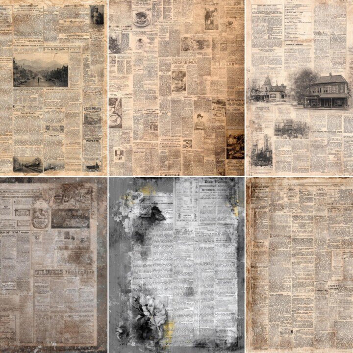 vintage preview 2 – Journal Pages