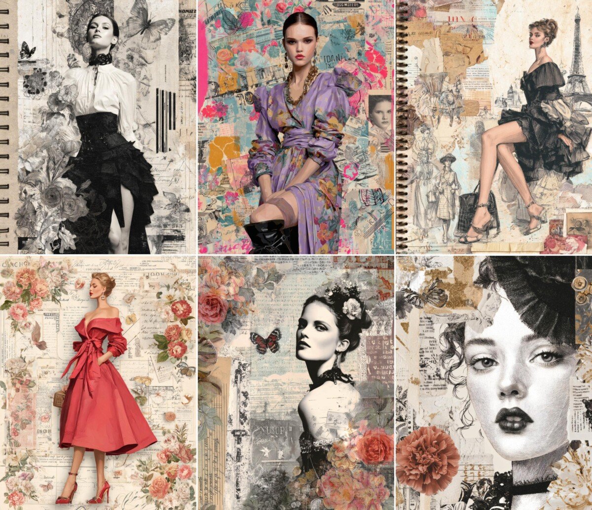 fashion – 56 Fashion Magazine Journal Pages