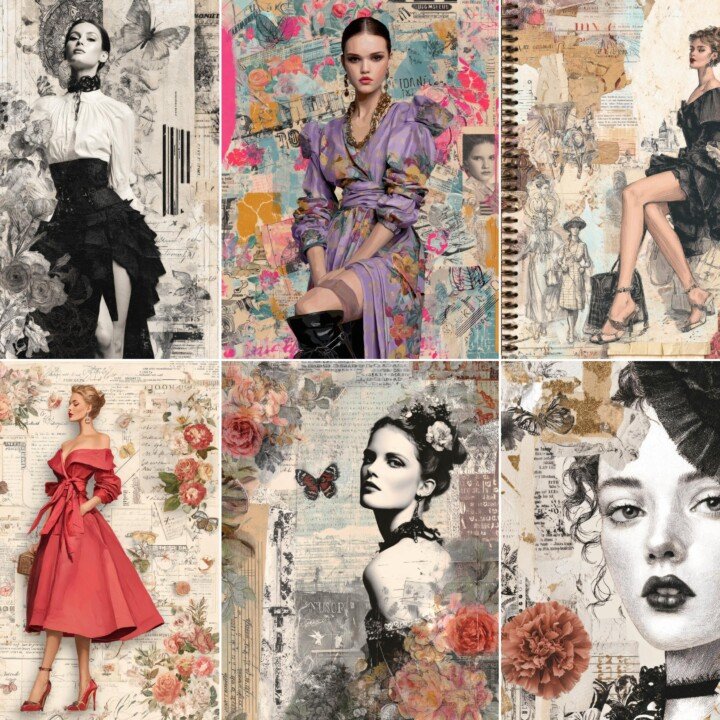 fashion – 56 Fashion Magazine Journal Pages