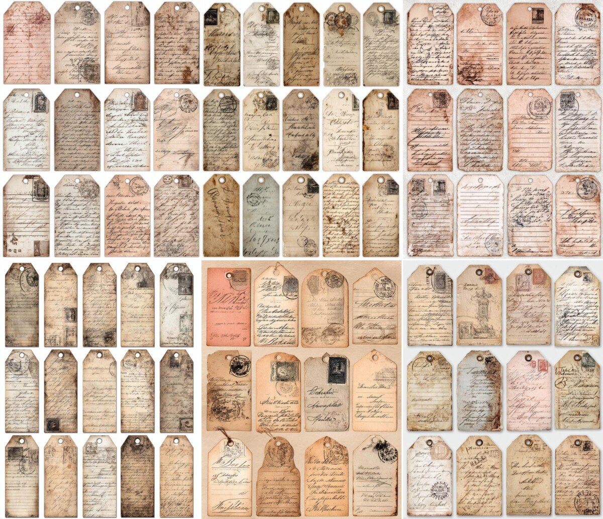vintage preview 2 – Labels & Tags