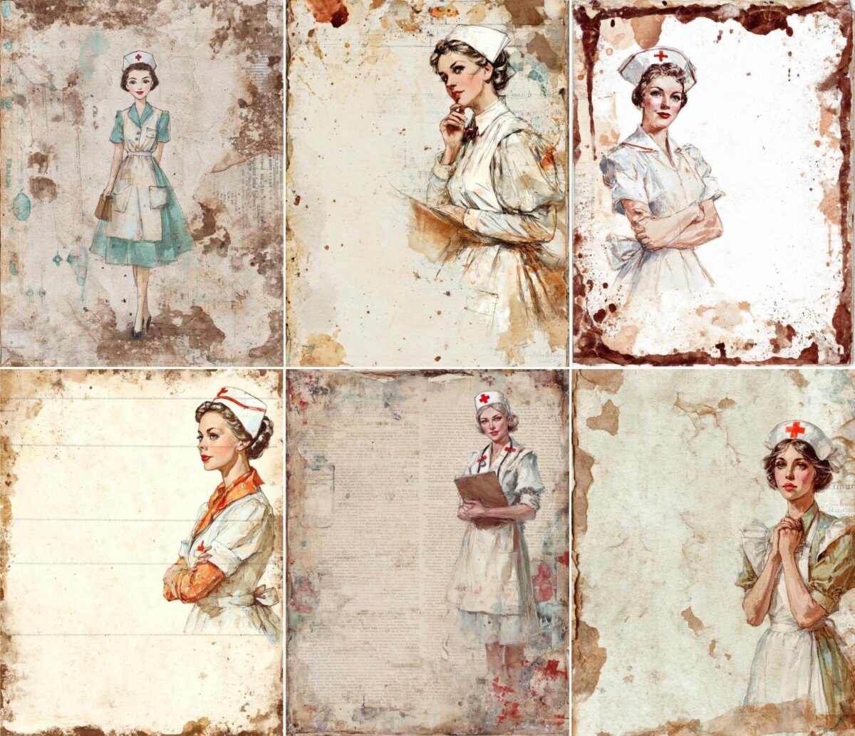 vintage preview 2 – Journal Pages