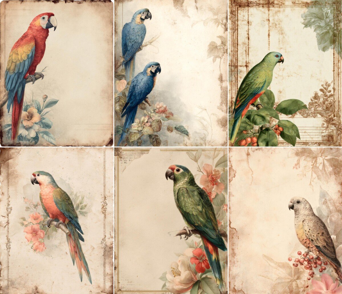 vintage preview 2 – Journal Pages
