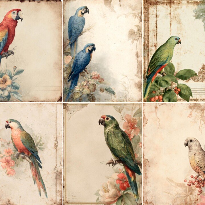 vintage preview 2 – Journal Pages