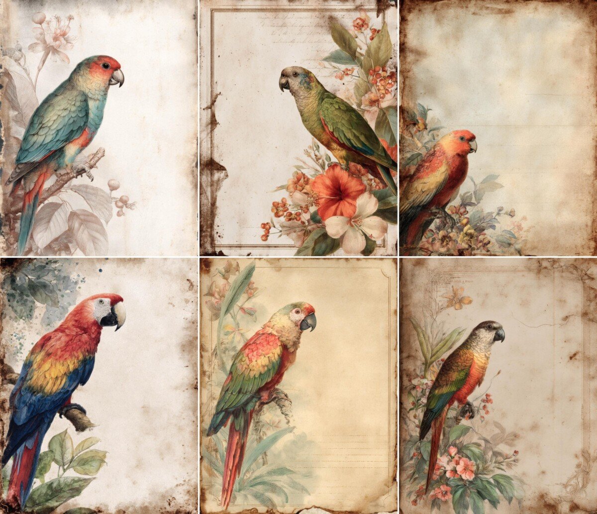 vintage preview 6 – Journal Pages