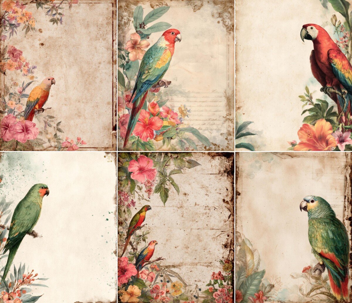 vintage preview 7 – Journal Pages