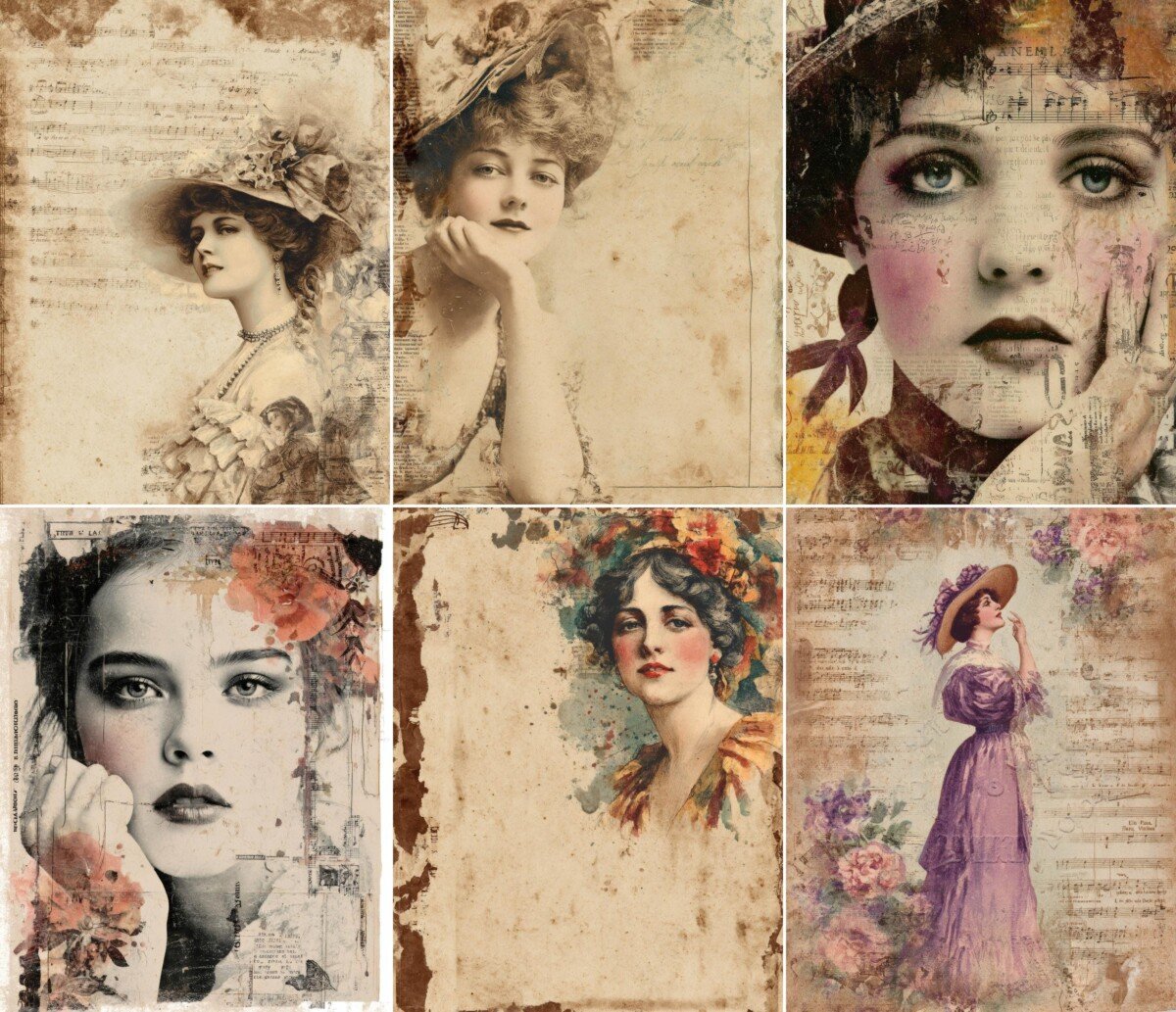 vintage preview 9 – Journal Pages