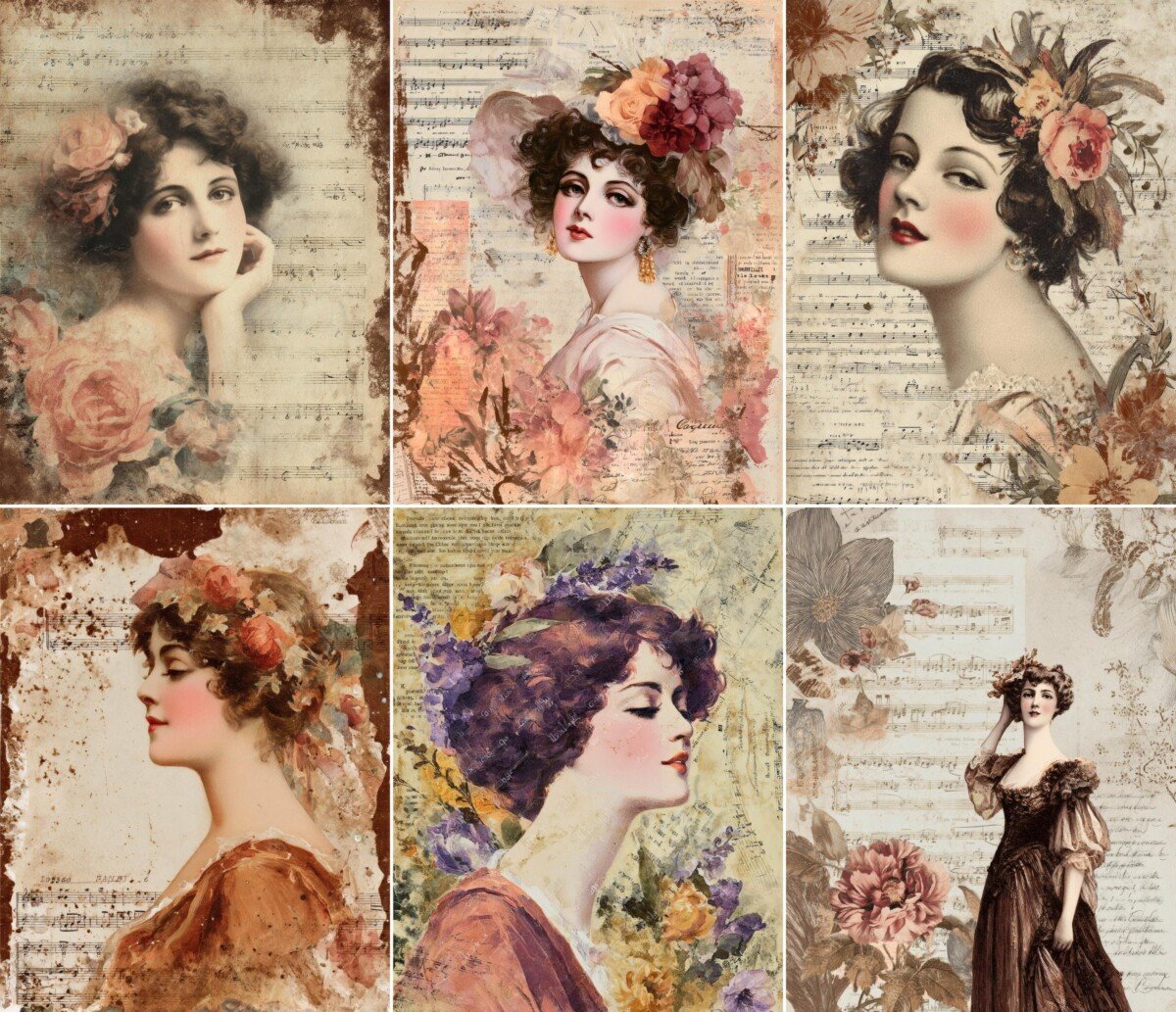 vintage preview 7 – Journal Pages