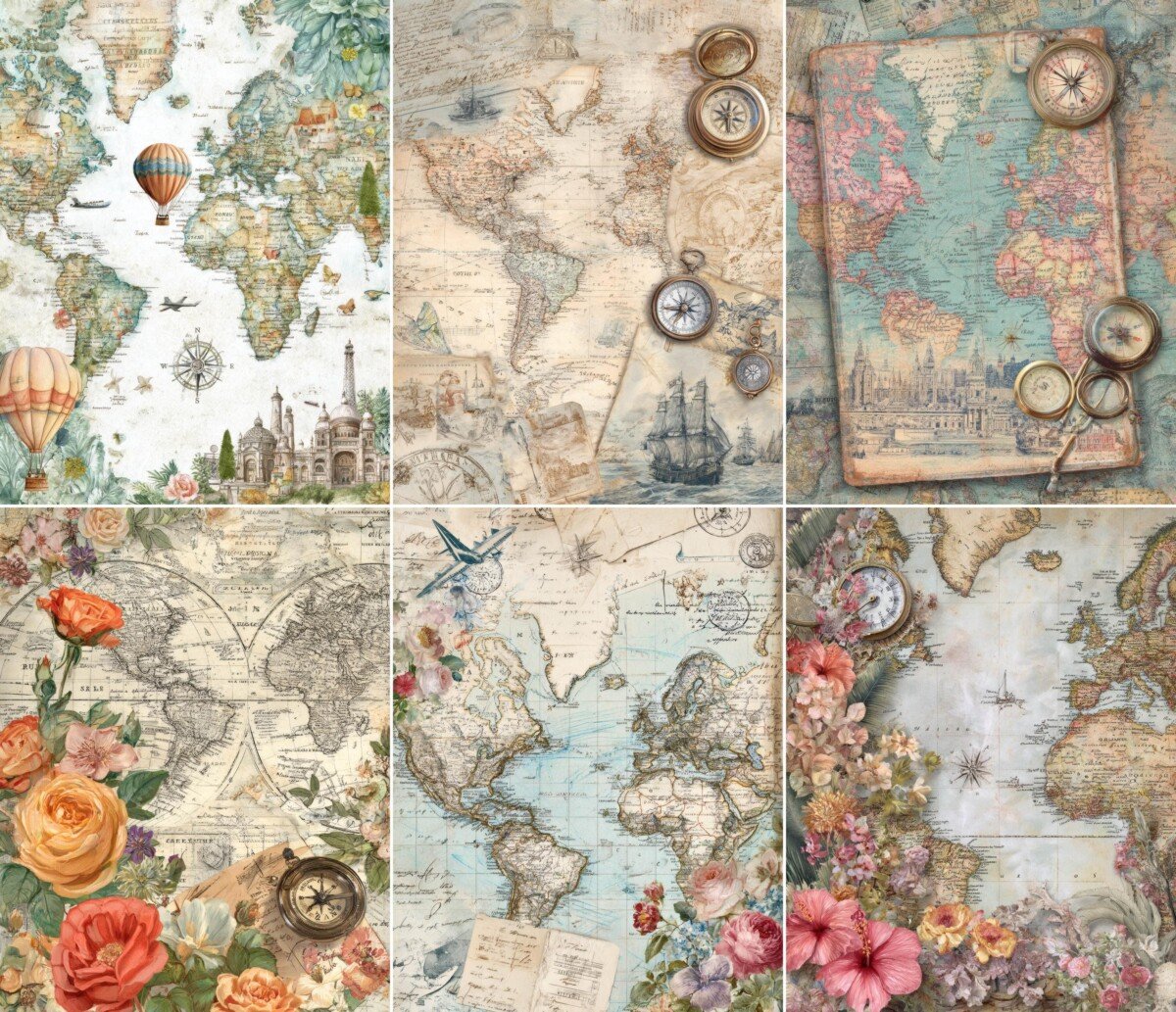 vintage preview 5 – Journal Pages