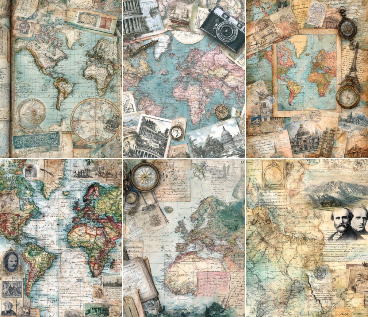 vintage preview 6 – Journal Pages