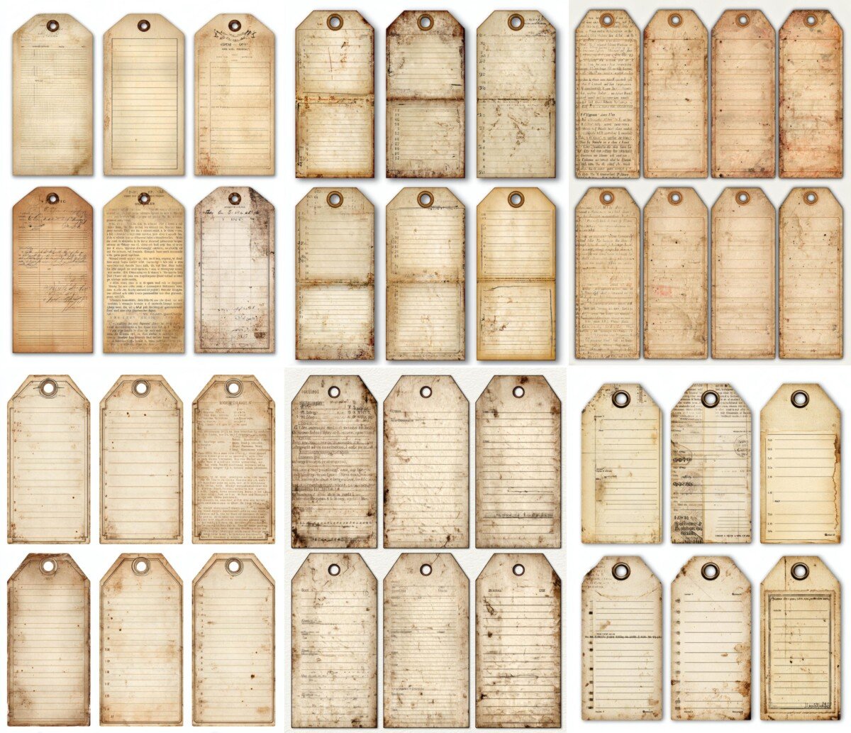 library – 125+ Library Card Vintage Catalog Ephemera Labels & Tags