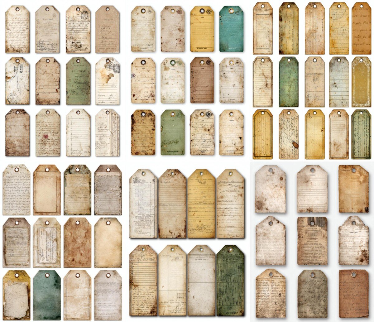 vintage preview 2 – Labels & Tags