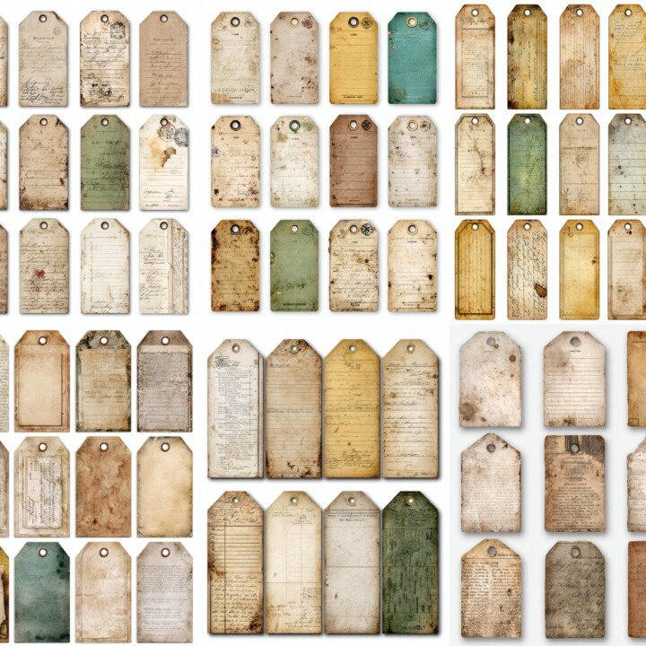 vintage preview 2 – Labels & Tags