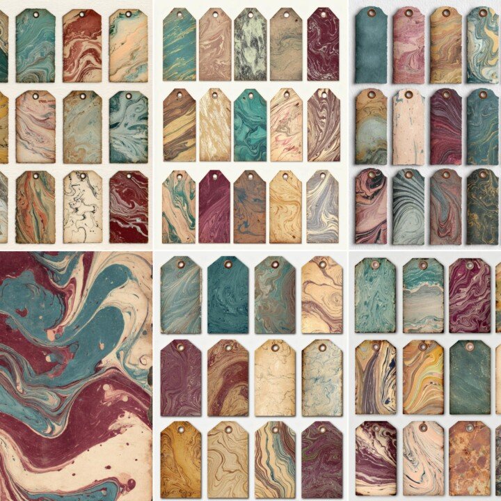 antique – 200+ Antique Library Labels & Tags Ephemera