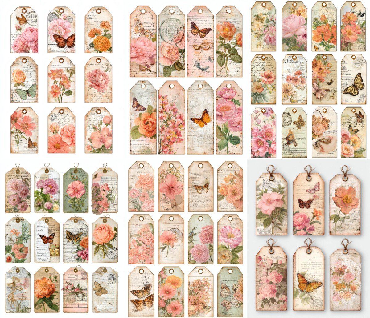 floral preview 2 – Labels & Tags