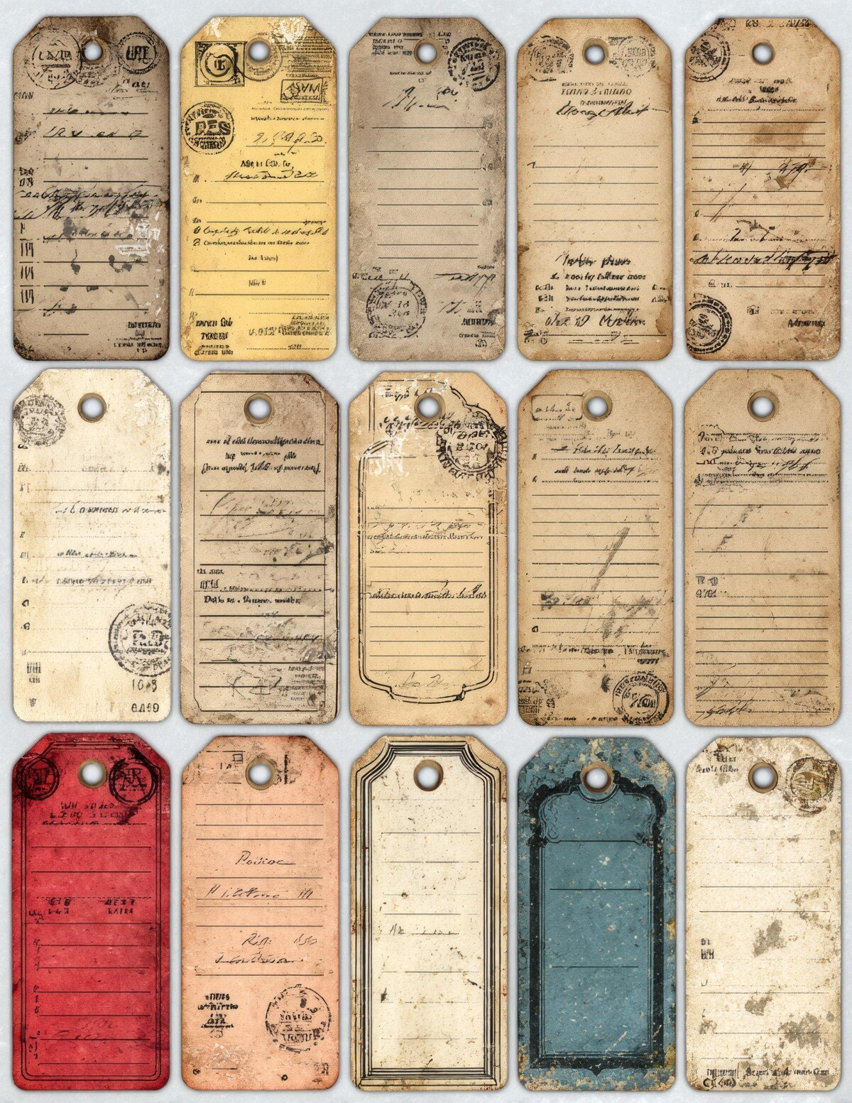vintage preview 4 – Labels & Tags