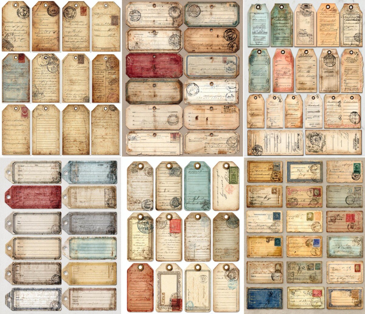 vintage preview 3 – Labels & Tags