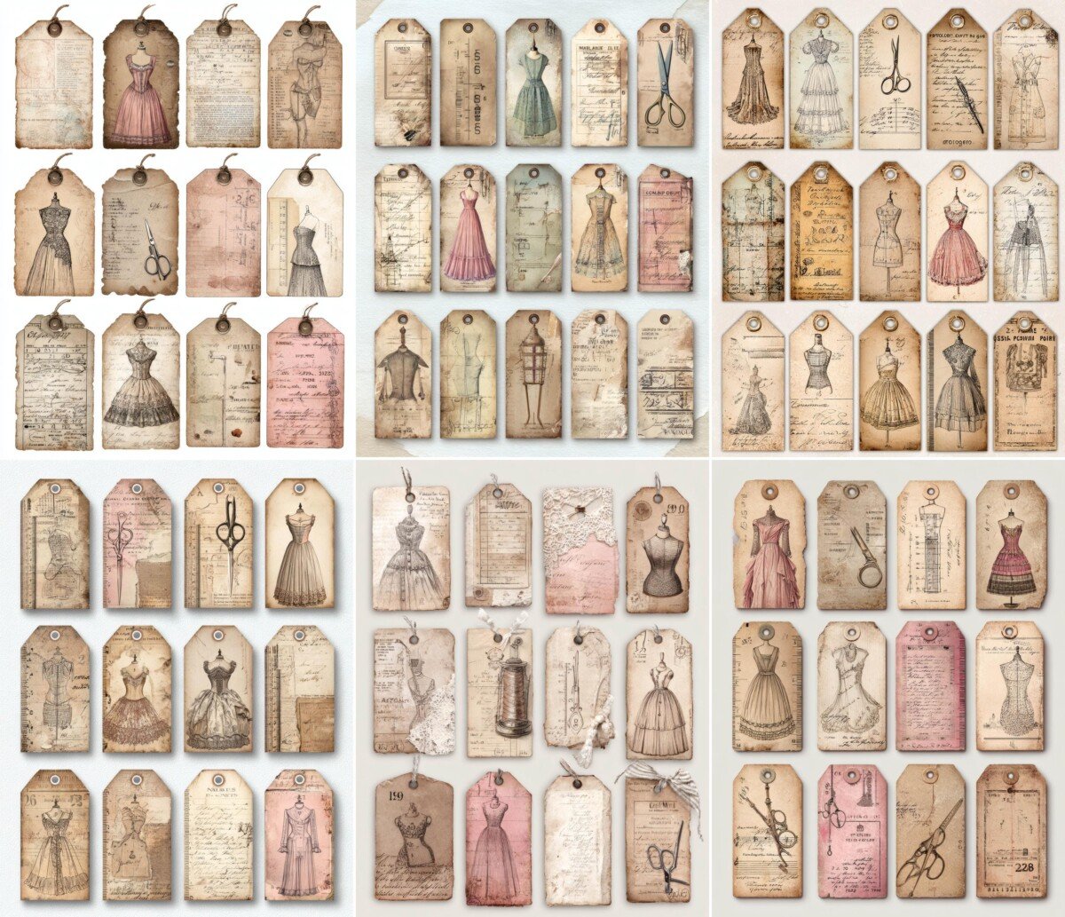 vintage – 225+ Vintage Sewing Tags & Labels