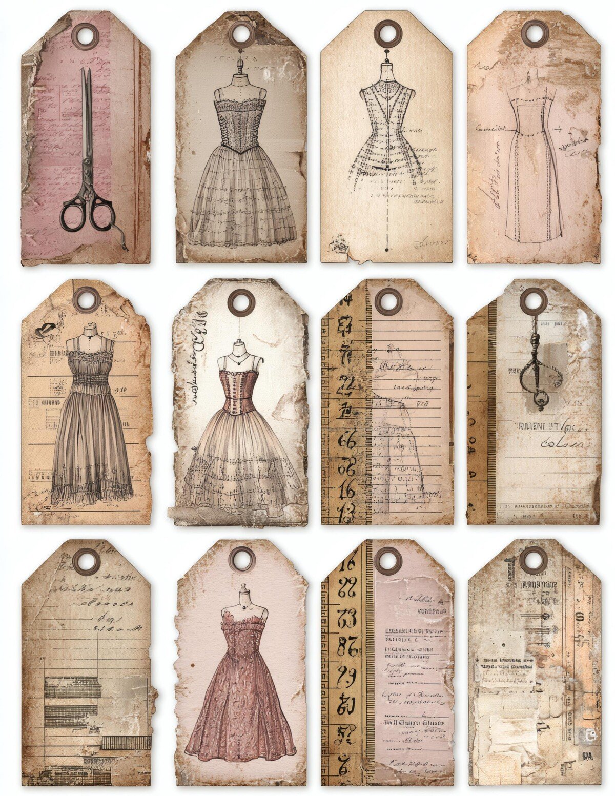 vintage preview 8 – Fussy Cuts
