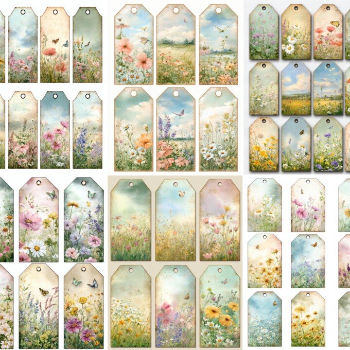 watercolor preview 2 – Labels & Tags