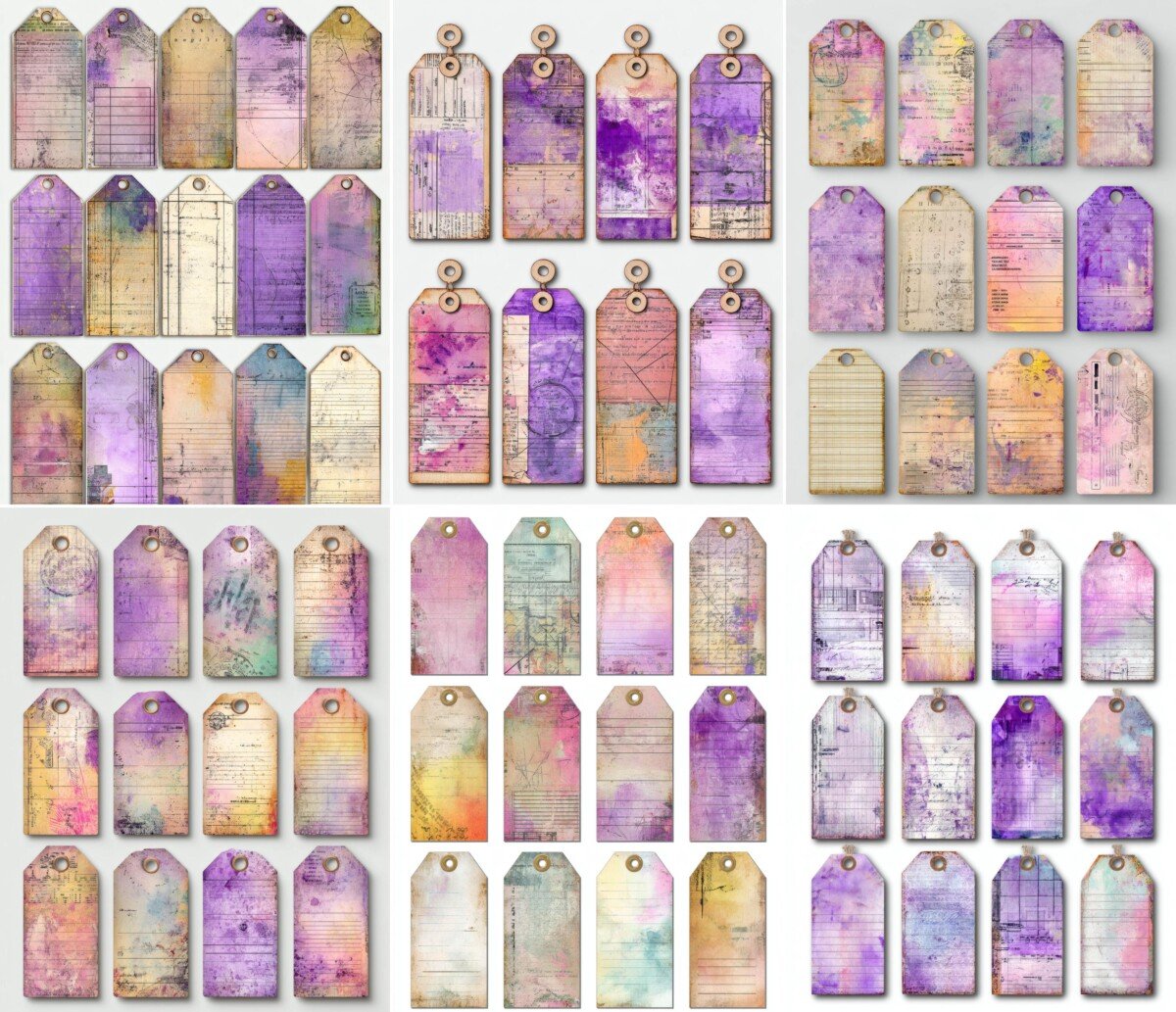 purple – 150+ Purple Mixed Media Labels & Tags
